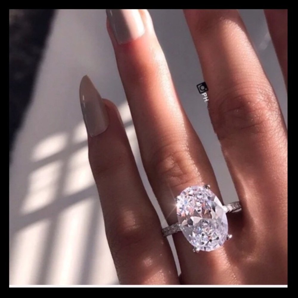 💍 New Simulated 💎 Sterling Silver Zirconia👰🏼💍 - Picture 6 of 8